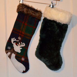 Set of Two Christmas Stockings NWOT